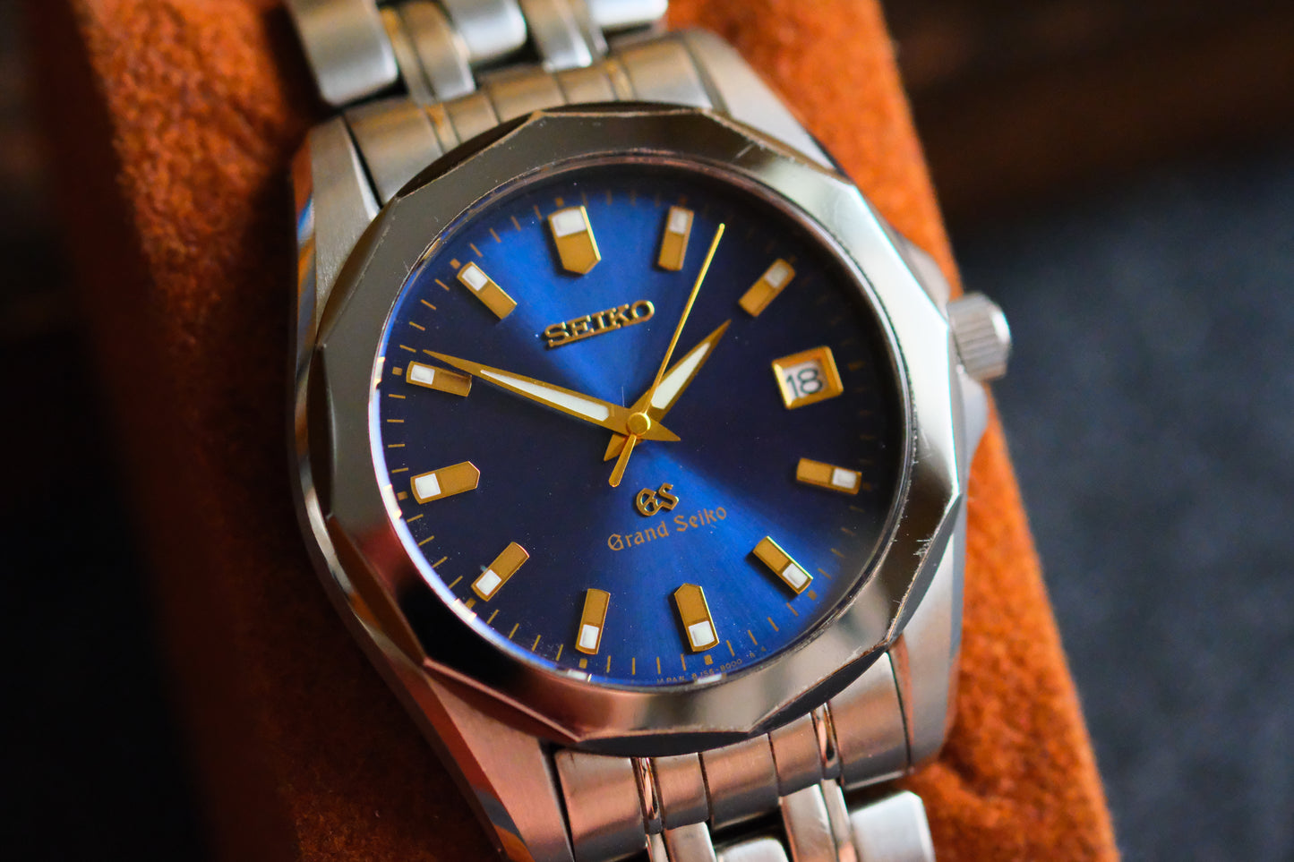Grand Seiko Quart 8J56-8000 Blue Dial