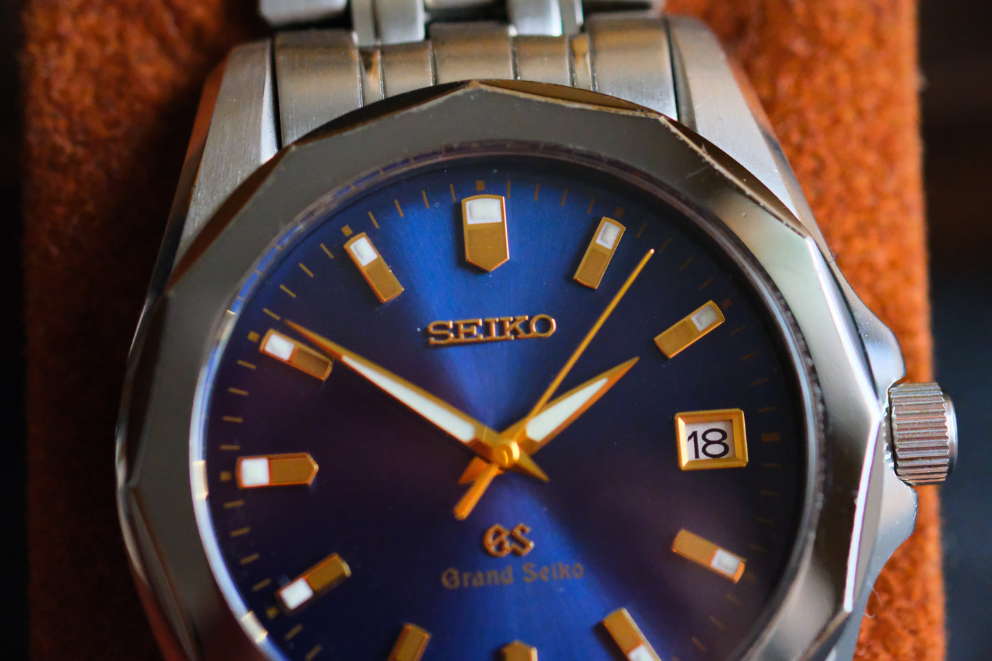 Grand Seiko Quart 8J56-8000 Blue Dial