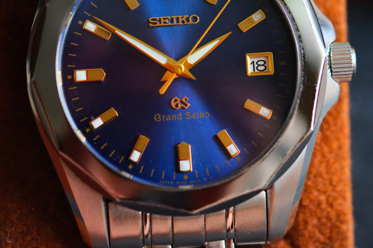 Grand Seiko Quart 8J56-8000 Blue Dial