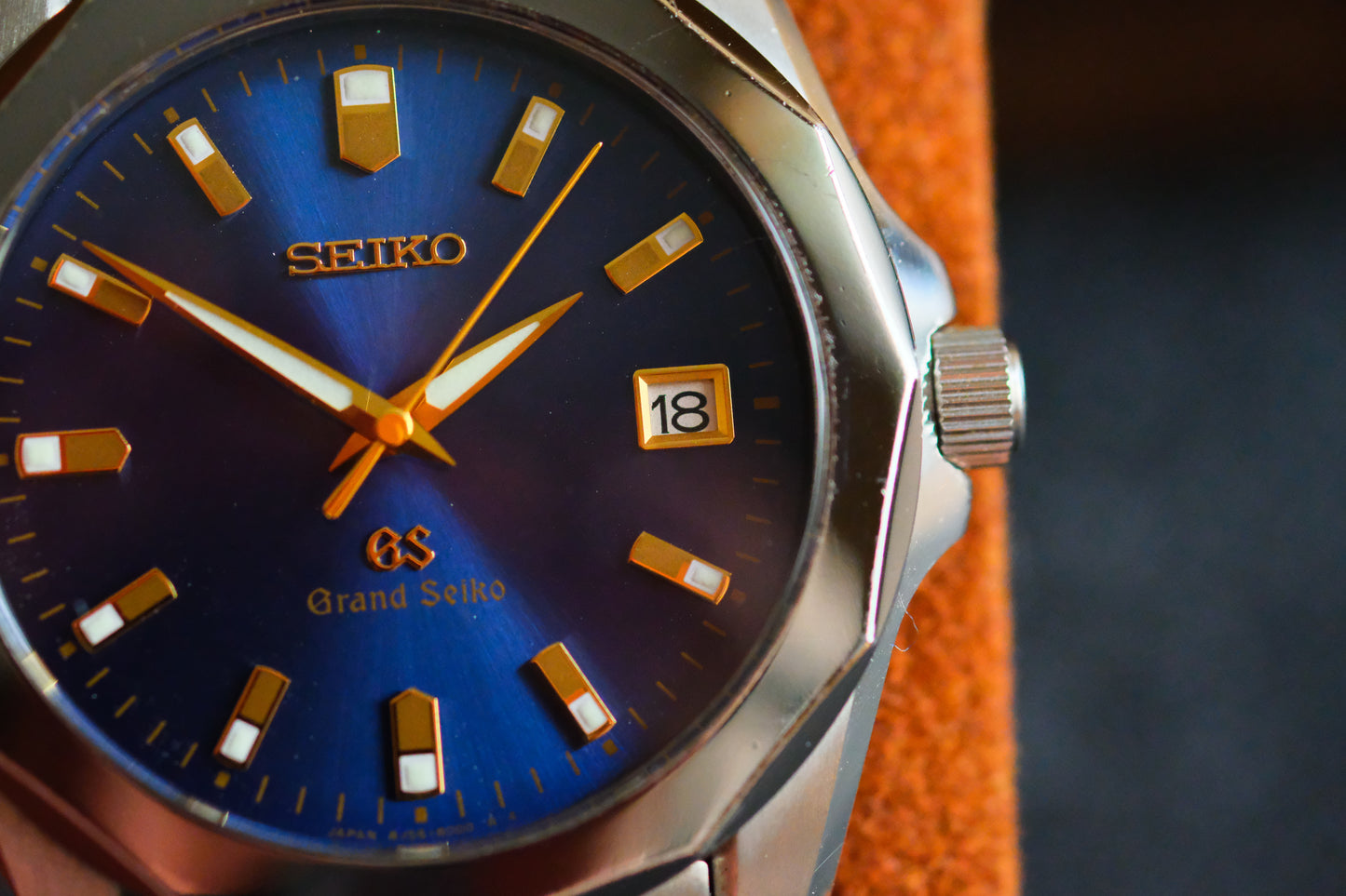 Grand Seiko Quart 8J56-8000 Blue Dial