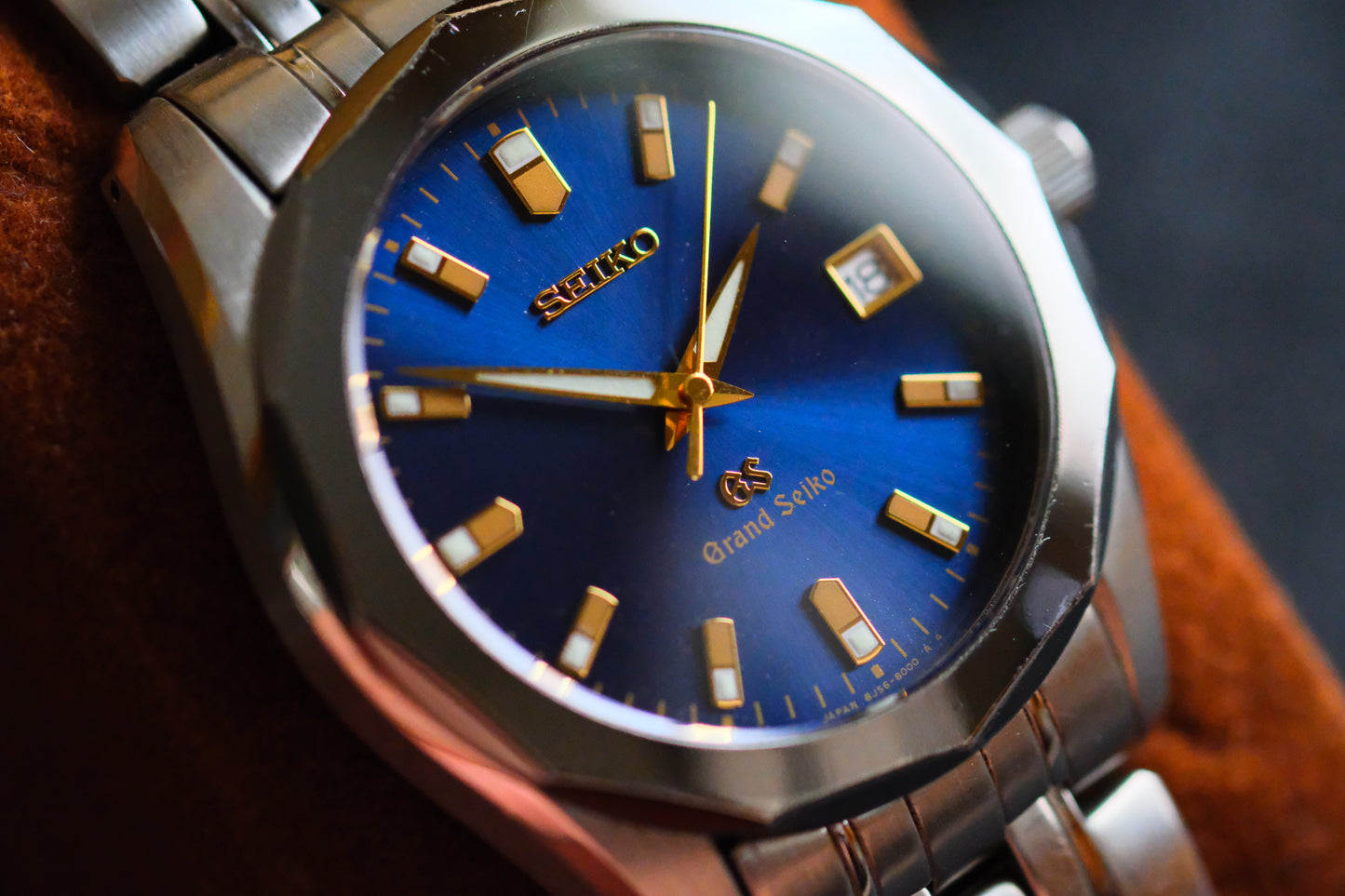Grand Seiko Quart 8J56-8000 Blue Dial
