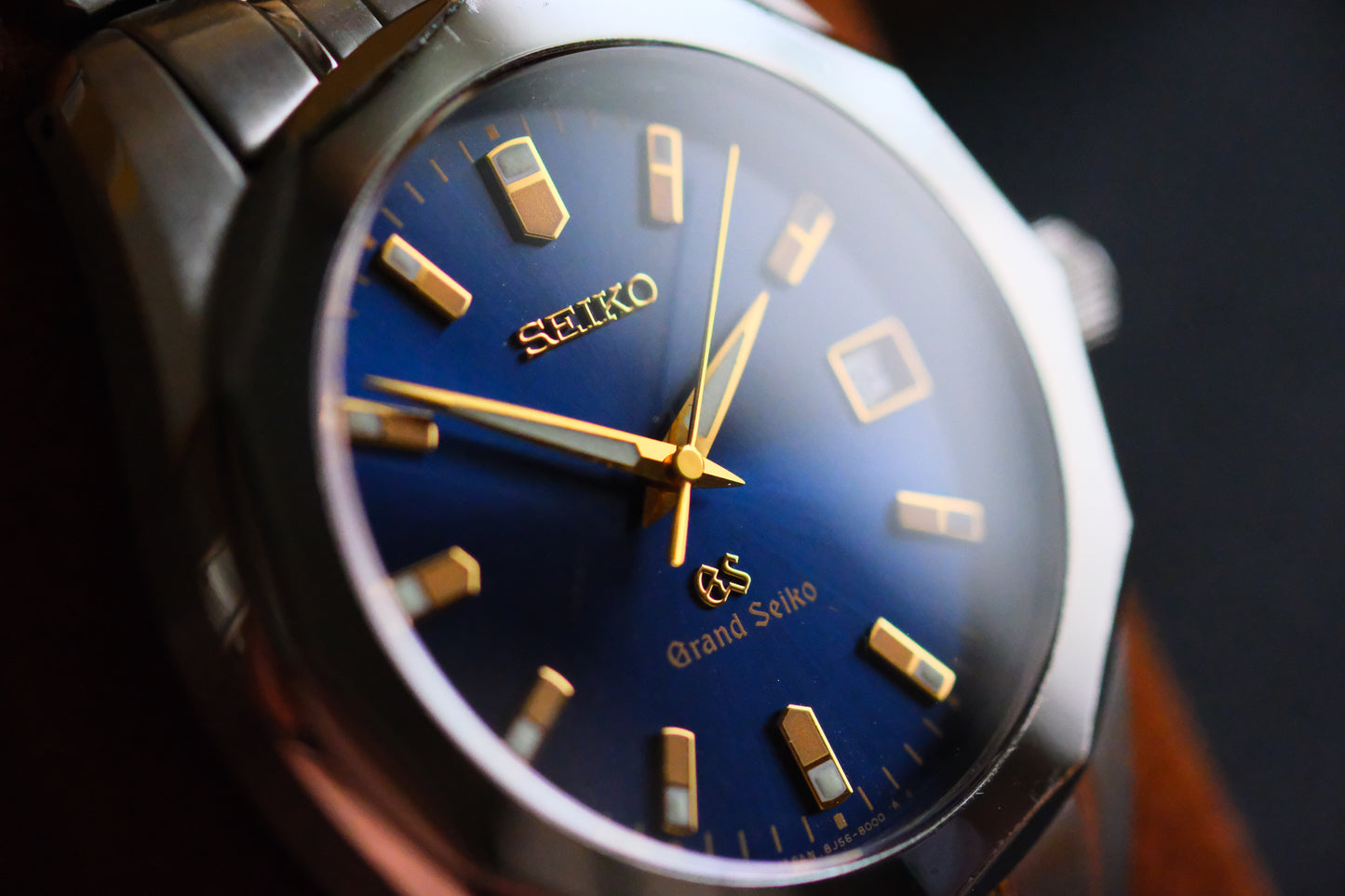 Grand Seiko Quart 8J56-8000 Blue Dial
