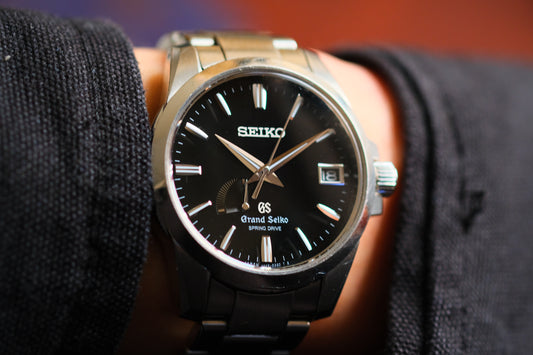 Grand Seiko Spring Drive 9R65-0AG1 Black Dial