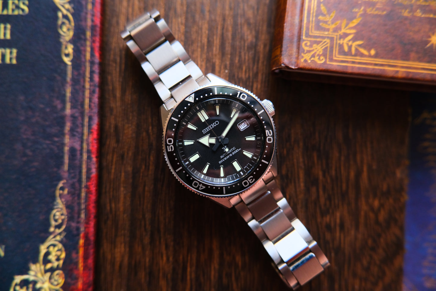 Seiko Prospex SBDC051 Diver 200M Black Dial