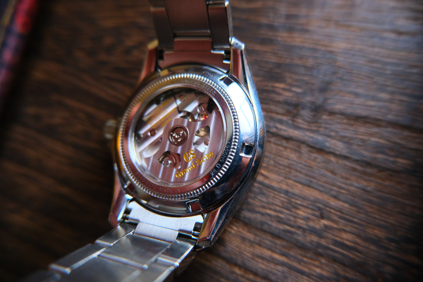 🕰️ GRAND SEIKO Mechanical SBGR067/9S65-00F0 Automatic Red hand Black Dial