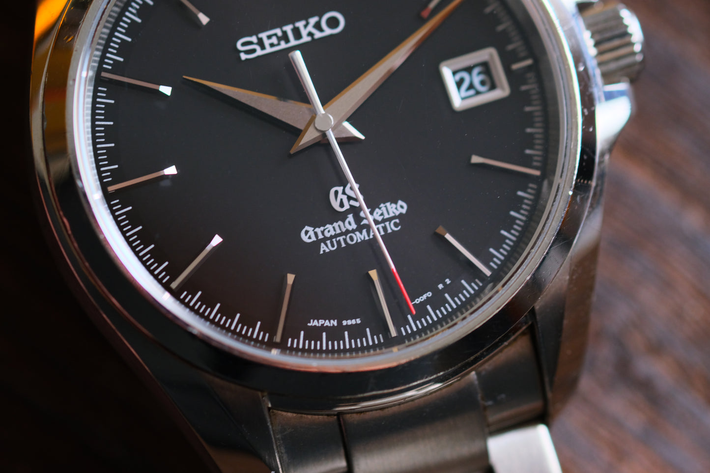 🕰️ GRAND SEIKO Mechanical SBGR067/9S65-00F0 Automatic Red hand Black Dial