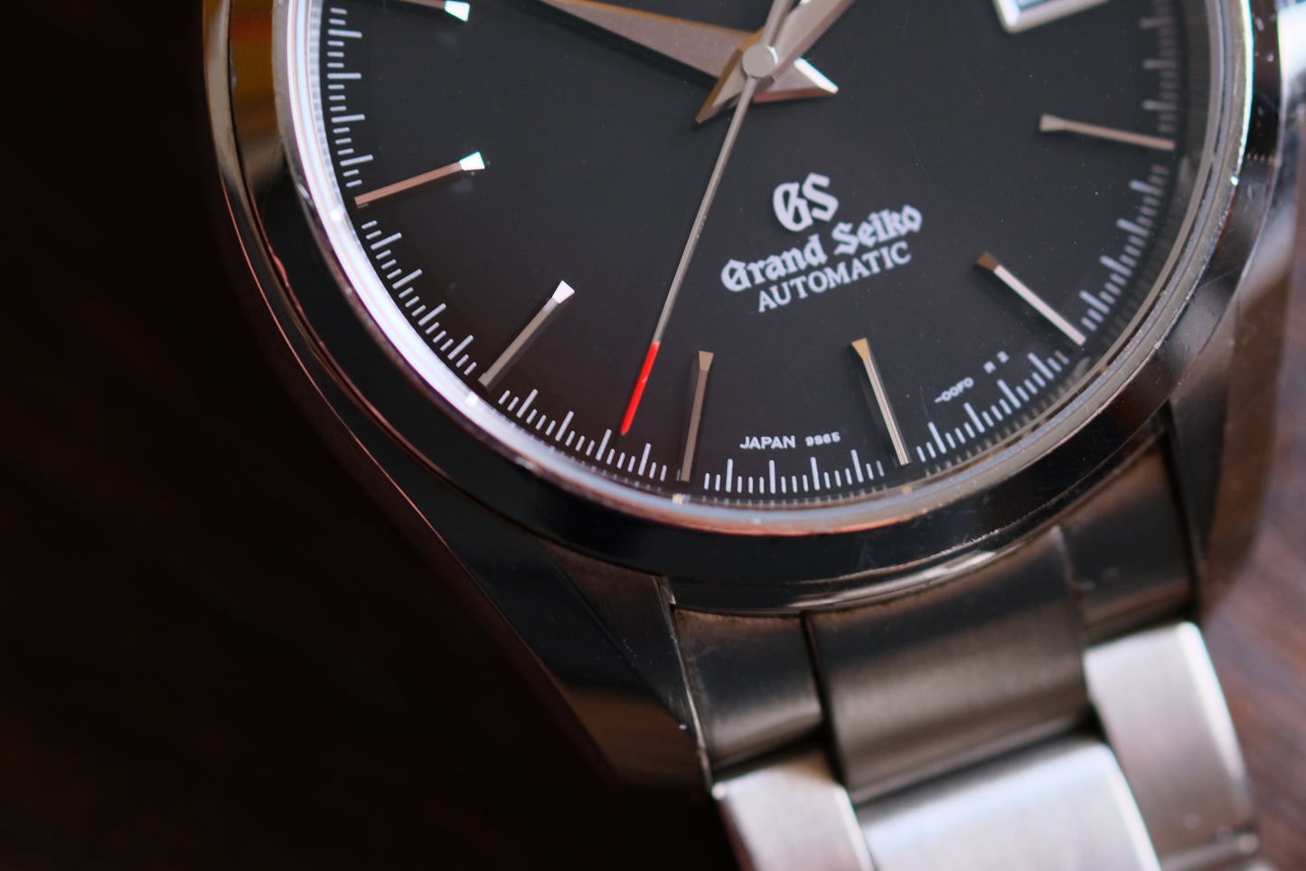 🕰️ GRAND SEIKO Mechanical SBGR067/9S65-00F0 Automatic Red hand Black Dial