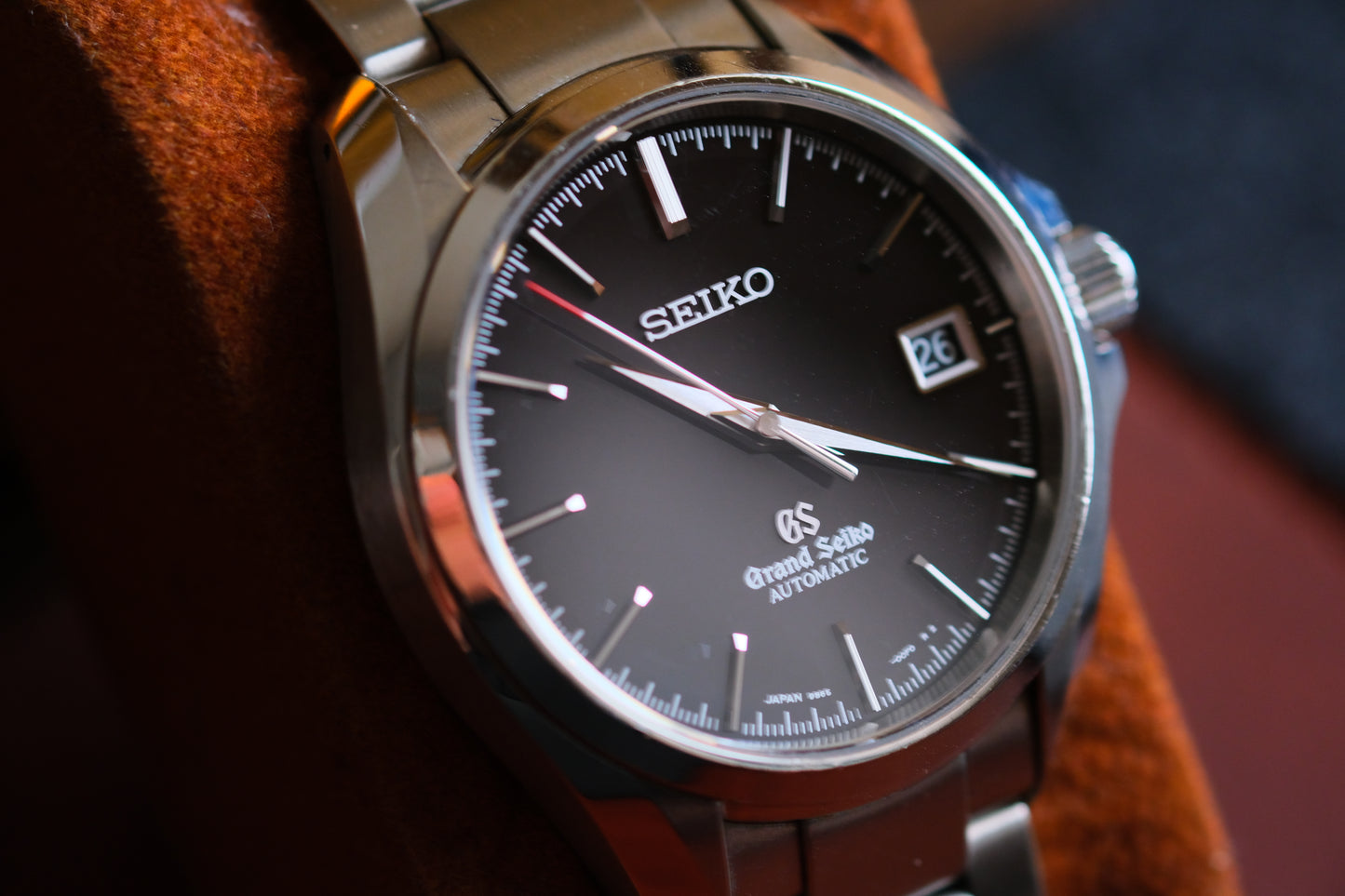 🕰️ GRAND SEIKO Mechanical SBGR067/9S65-00F0 Automatic Red hand Black Dial