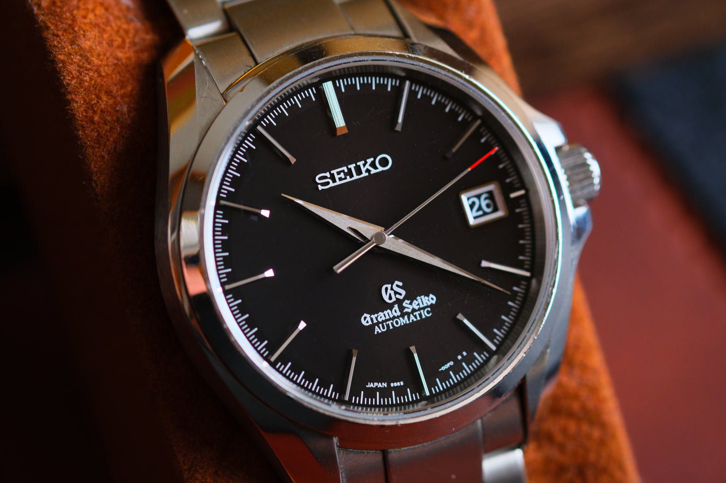 🕰️ GRAND SEIKO Mechanical SBGR067/9S65-00F0 Automatic Red hand Black Dial