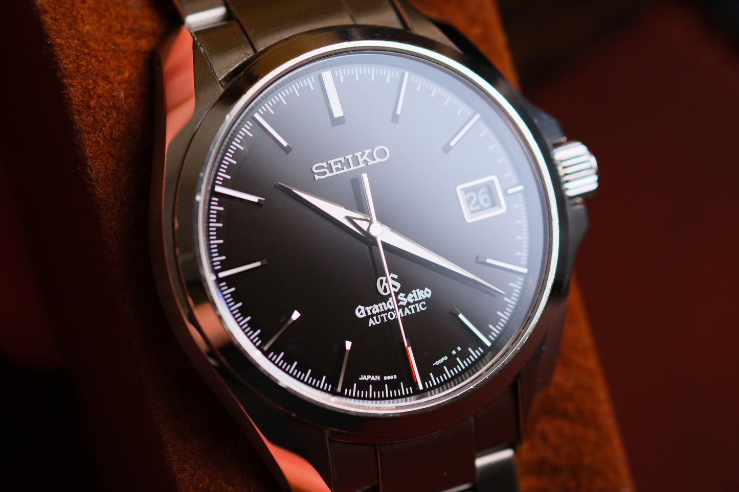 🕰️ GRAND SEIKO Mechanical SBGR067/9S65-00F0 Automatic Red hand Black Dial