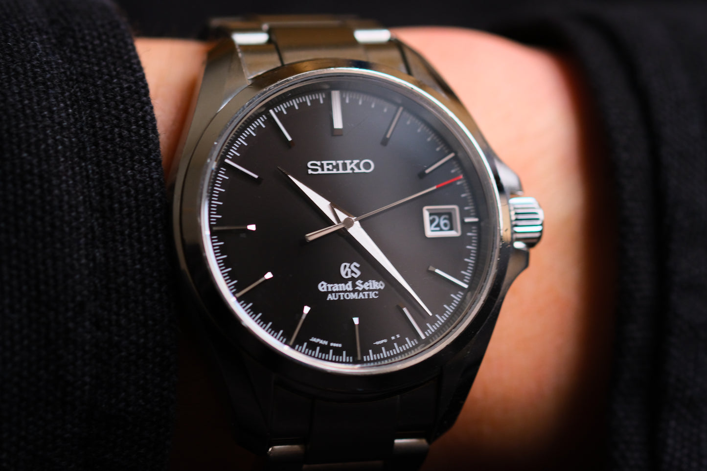 🕰️ GRAND SEIKO Mechanical SBGR067/9S65-00F0 Automatic Red hand Black Dial