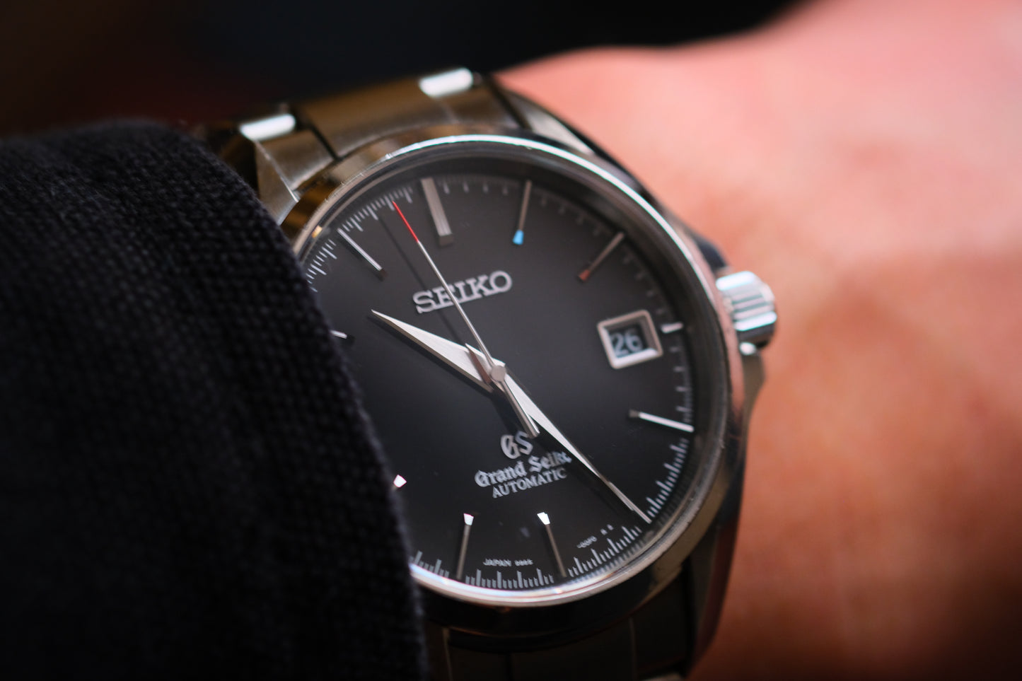 🕰️ GRAND SEIKO Mechanical SBGR067/9S65-00F0 Automatic Red hand Black Dial