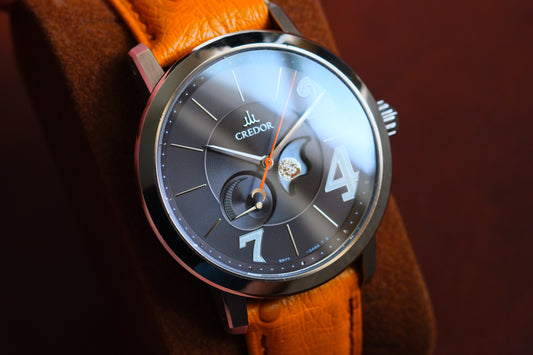 Credor GCLL993 Titanium Moonphase Spring Drive Titanium Limited to 125 pieces