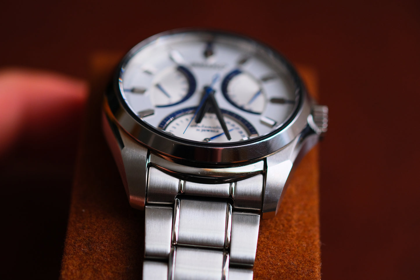 Seiko SARD001 6R24 Mechanical Retrograde White Blue Dial