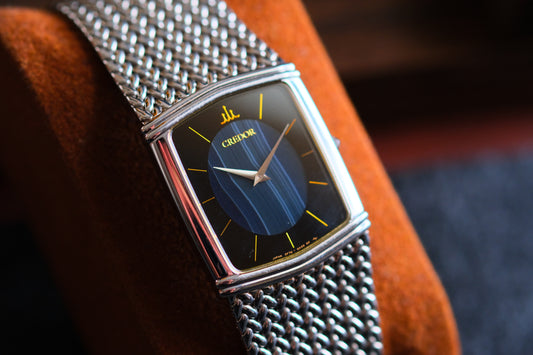 Credor 2F70-5380 Blue Agate Dial Onyx Stone | Good Condition | Credor Box