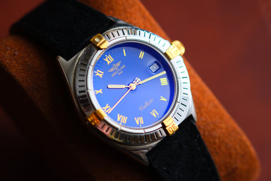 Breitling Calisto Quart 80510 11117 Beautifull AR Blue Dial