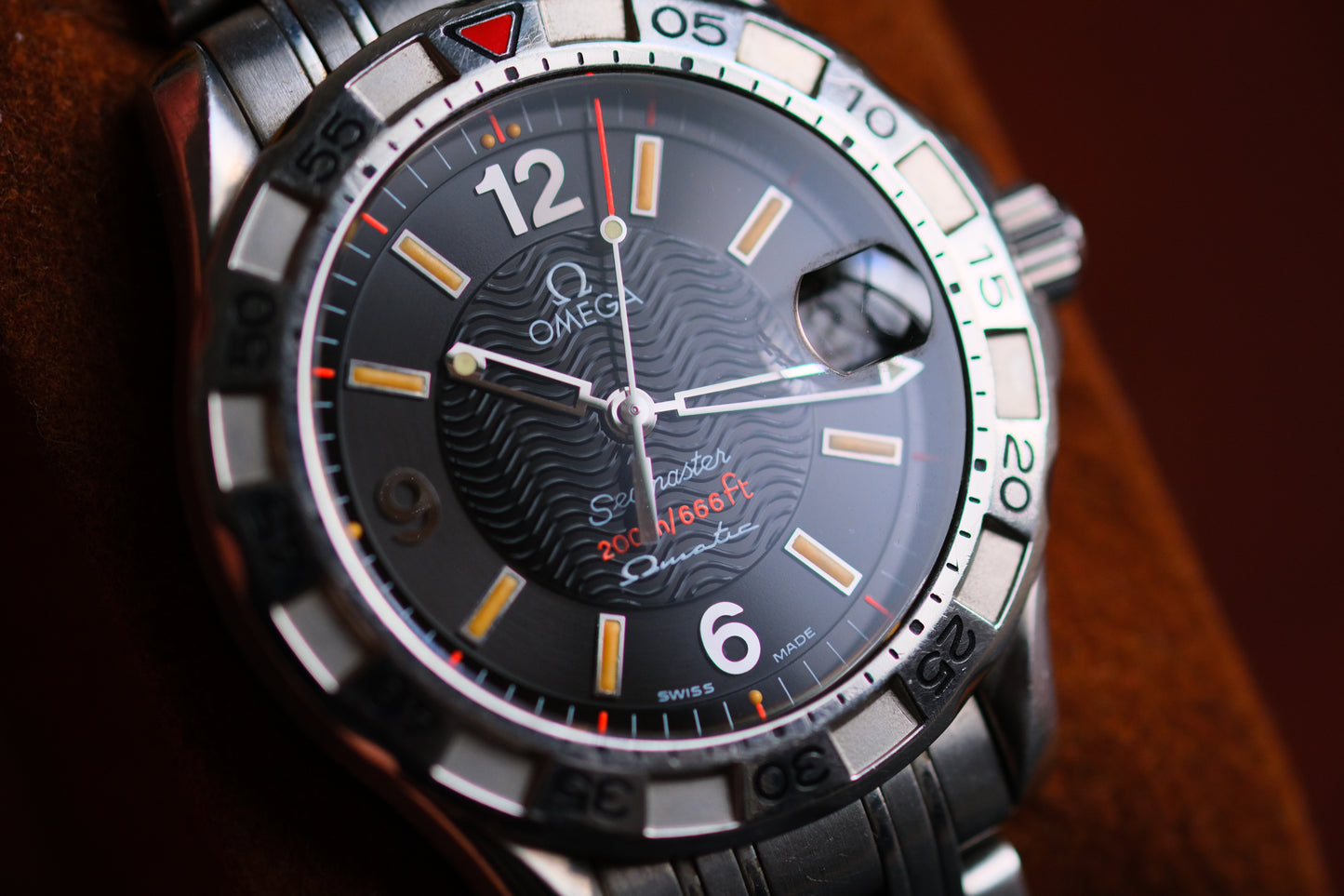 Omega Autoquart Seamaster 200m/666ft 2514.50 Omegamatic Limited Edition #0525/ 1997