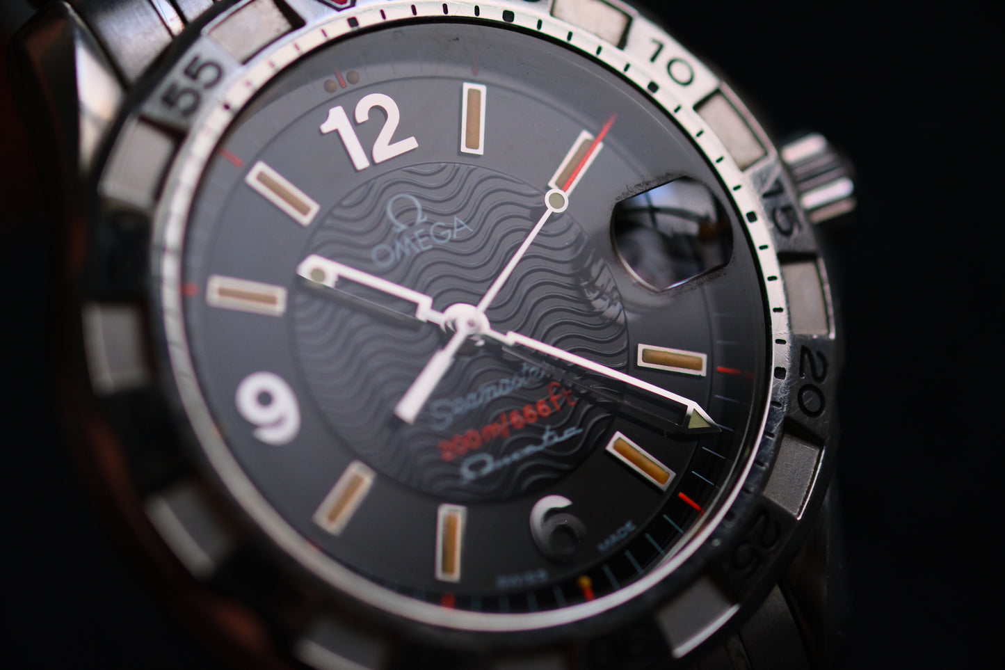 Omega Autoquart Seamaster 200m/666ft 2514.50 Omegamatic Limited Edition #0525/ 1997