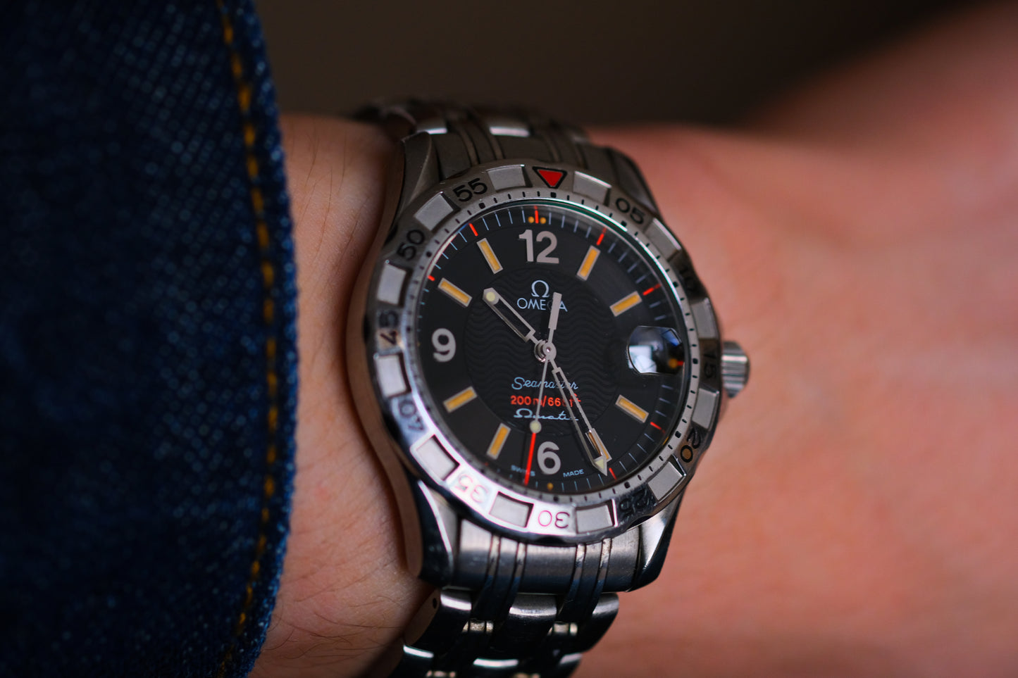 Omega Autoquart Seamaster 200m/666ft 2514.50 Omegamatic Limited Edition #0525/ 1997