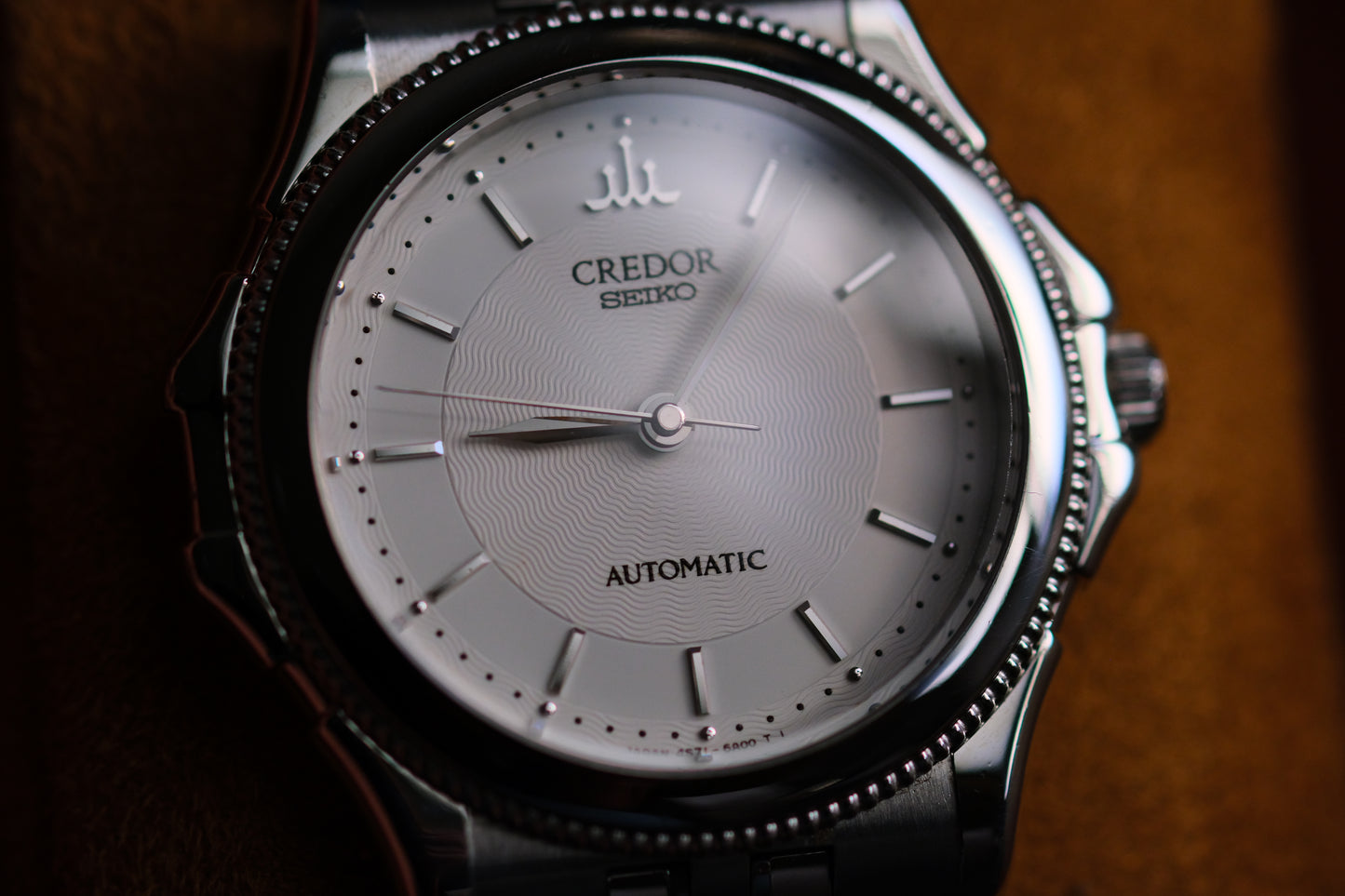 Credor Seiko Pacifique GCBB997 Automatic 4s71-6A00 18KWG White Dial