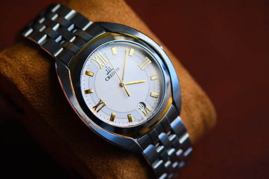 Credor GCAZ052 8j86-0AA0 Signo 18K/SS Quart Good Condition