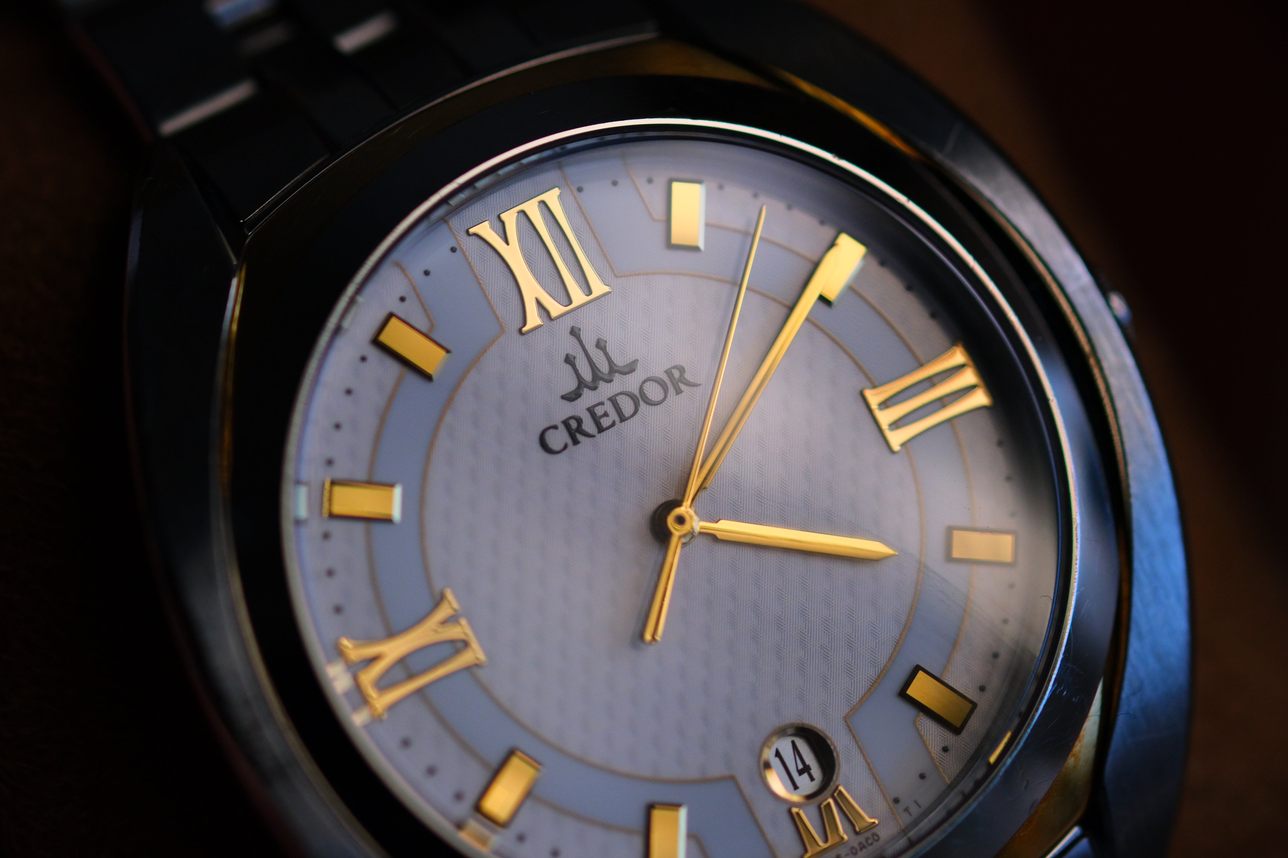 Credor GCAZ052 8j86-0AA0 Signo 18K/SS Quart Good Condition – Z