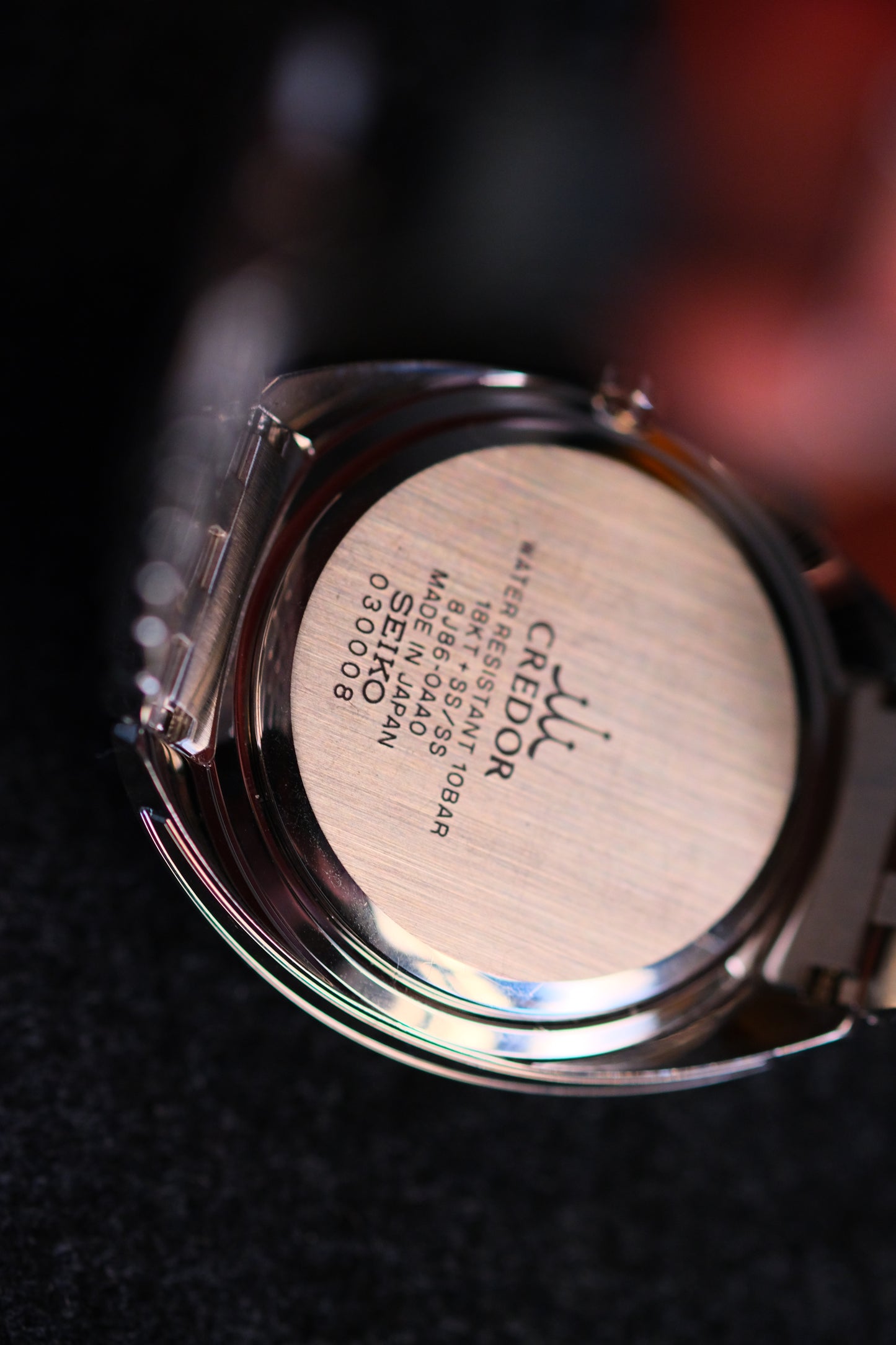 Credor GCAZ052 8j86-0AA0 Signo 18K/SS Quart Good Condition