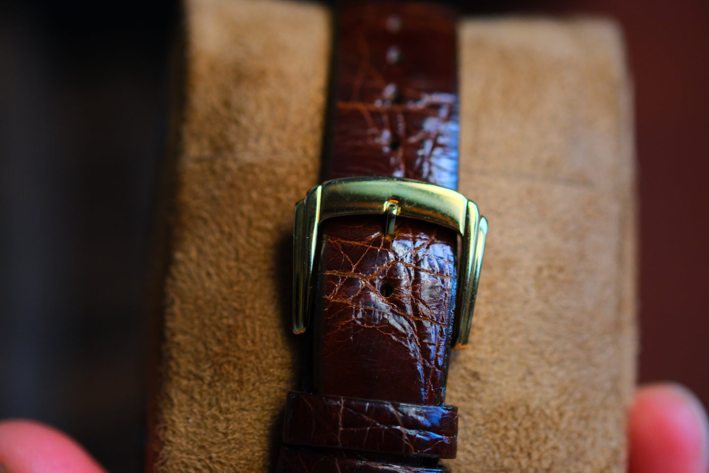 Credor Tank Men 6730-5090 14K Bezel SHA MIDDLE