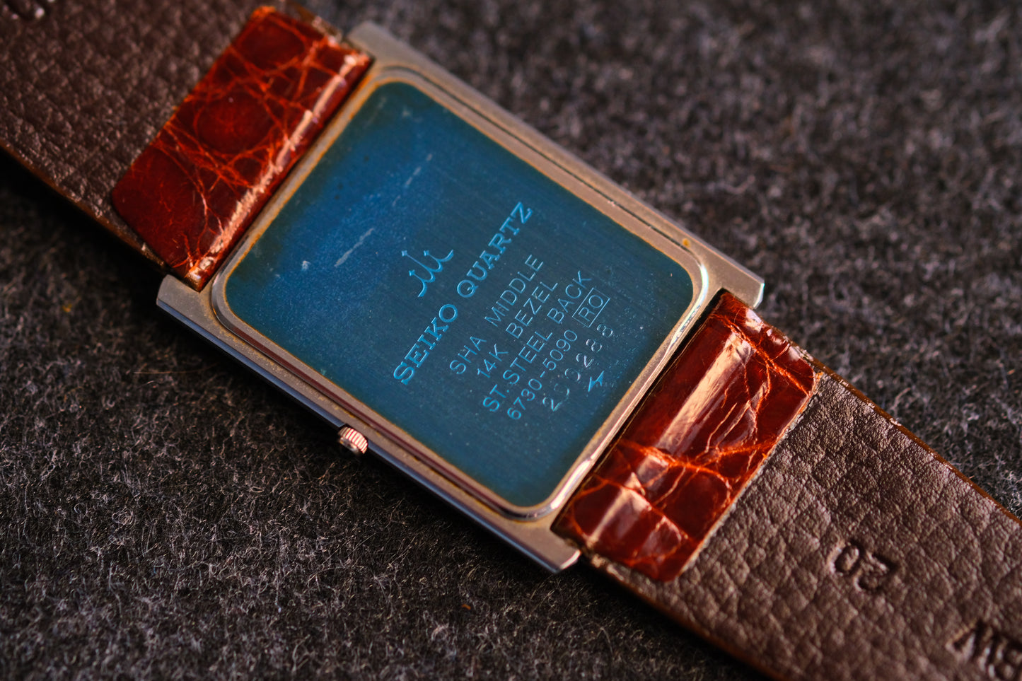 Credor Tank Men 6730-5090 14K Bezel SHA MIDDLE