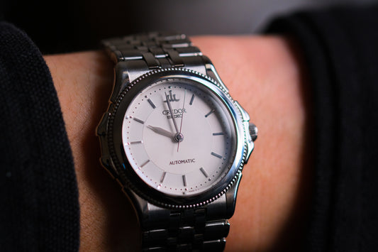 Credor Seiko Pacifique GCBB997 Automatic 4s71-6A00 18KWG White Dial