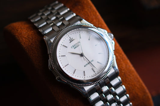 Credor Seiko Pacifique GCBB997 Automatic 4s71-6A00 18KWG White Dial