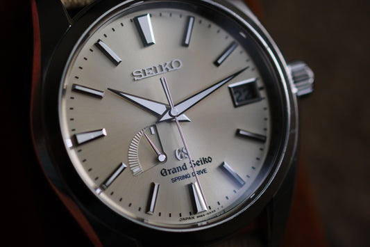 Grand Seiko Spring Drive Champagne Dial SBGA001 | Good Condition