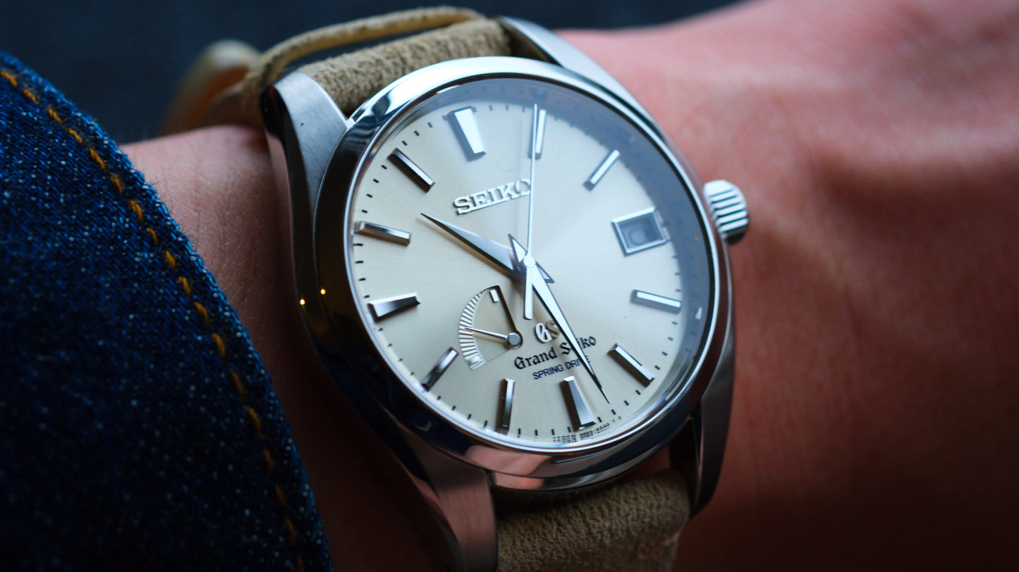 Grand Seiko Spring Drive Champagne Dial SBGA001 | Good Condition