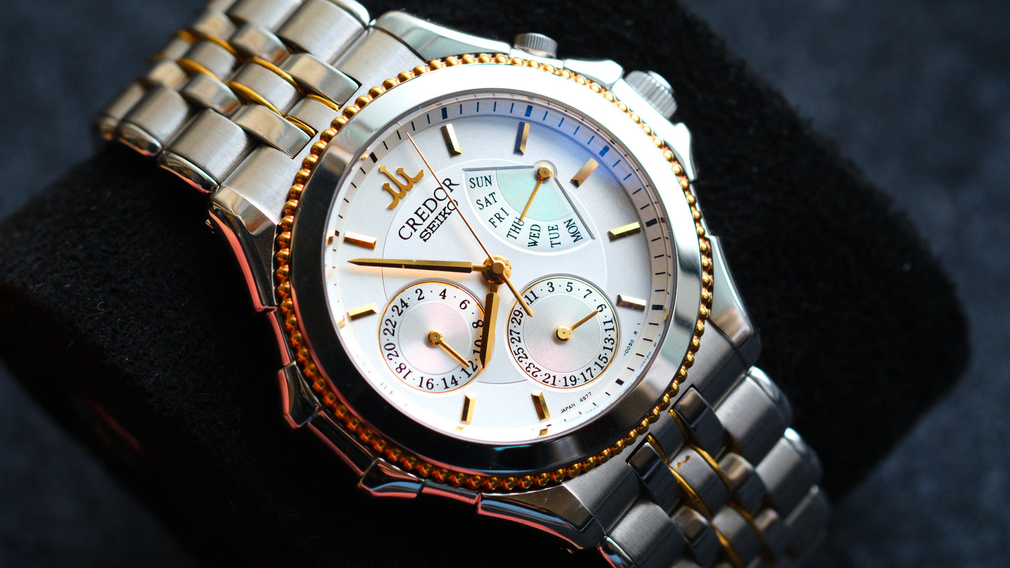 Credor Pacifique GCBG996 Automatic 4s77-0A30 Retrograde 18K