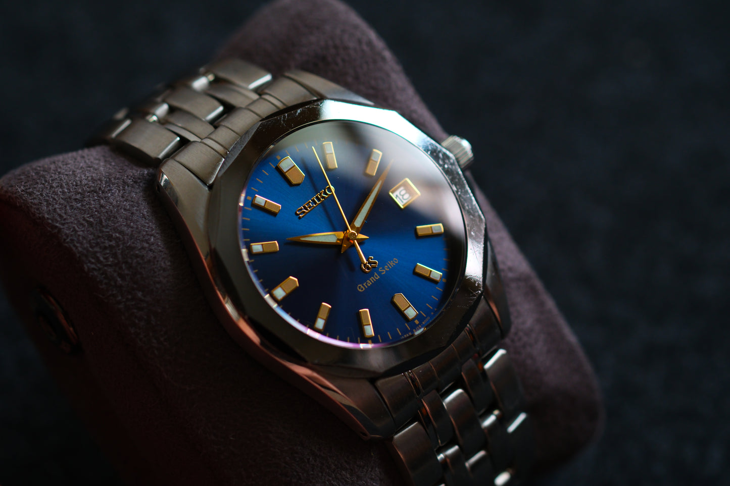 Grand Seiko Quart 8J56-8000 Blue Dial