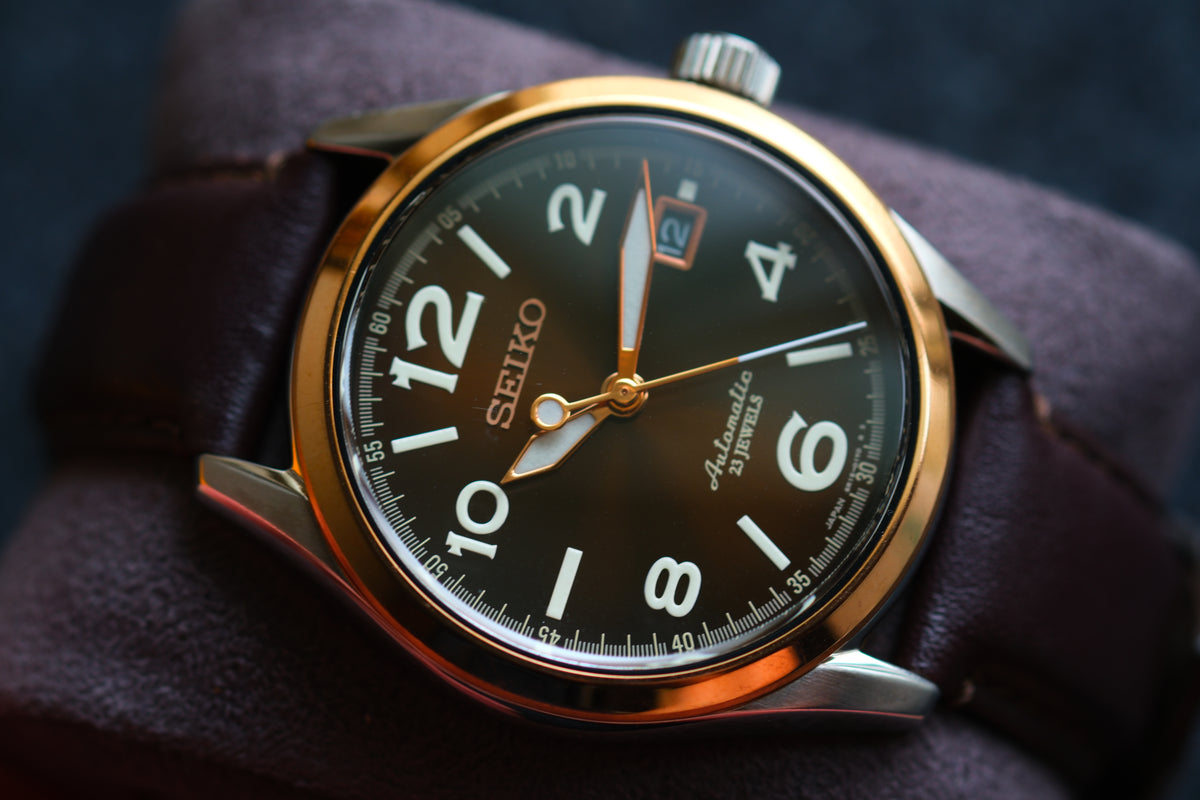 Seiko SARG012 6R15-02R0 Mechanical Explorer JDM Coffee Chocolate Dial Great Condition