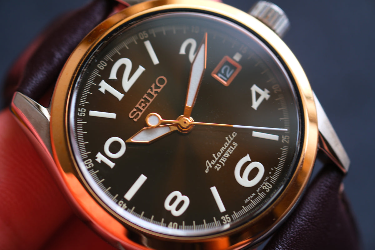 Seiko SARG012 6R15-02R0 Mechanical Explorer JDM Coffee Chocolate Dial Great Condition