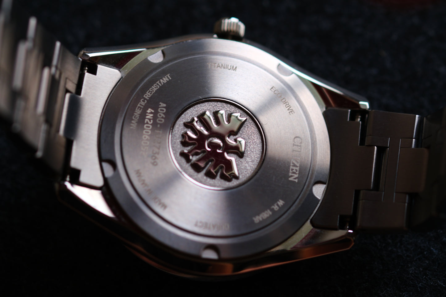 The Citizen AQ4100-57E Eco-Drive HAQ Beautiful Texture Dial Full Box Paper Date 26/5/2026