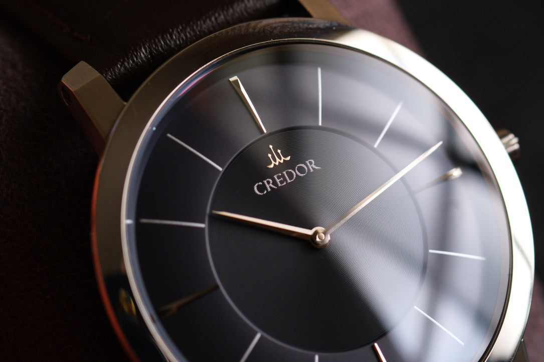 Credor Node GCAR987 Quart 8J80-0AD0 Two Tone Black Dial Good Condition