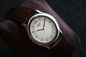 Credor 5A74-2010 JDM Ultra-Slim Dress Watch White Two tone Dial Vintage Style 18KWG Bezel Good Condition