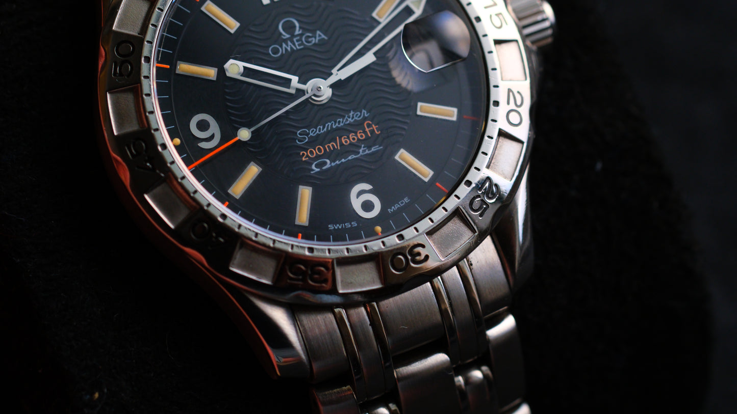 Omega Autoquart Seamaster 200m/666ft 2514.50 Omegamatic Limited Edition #1434/ 1997
