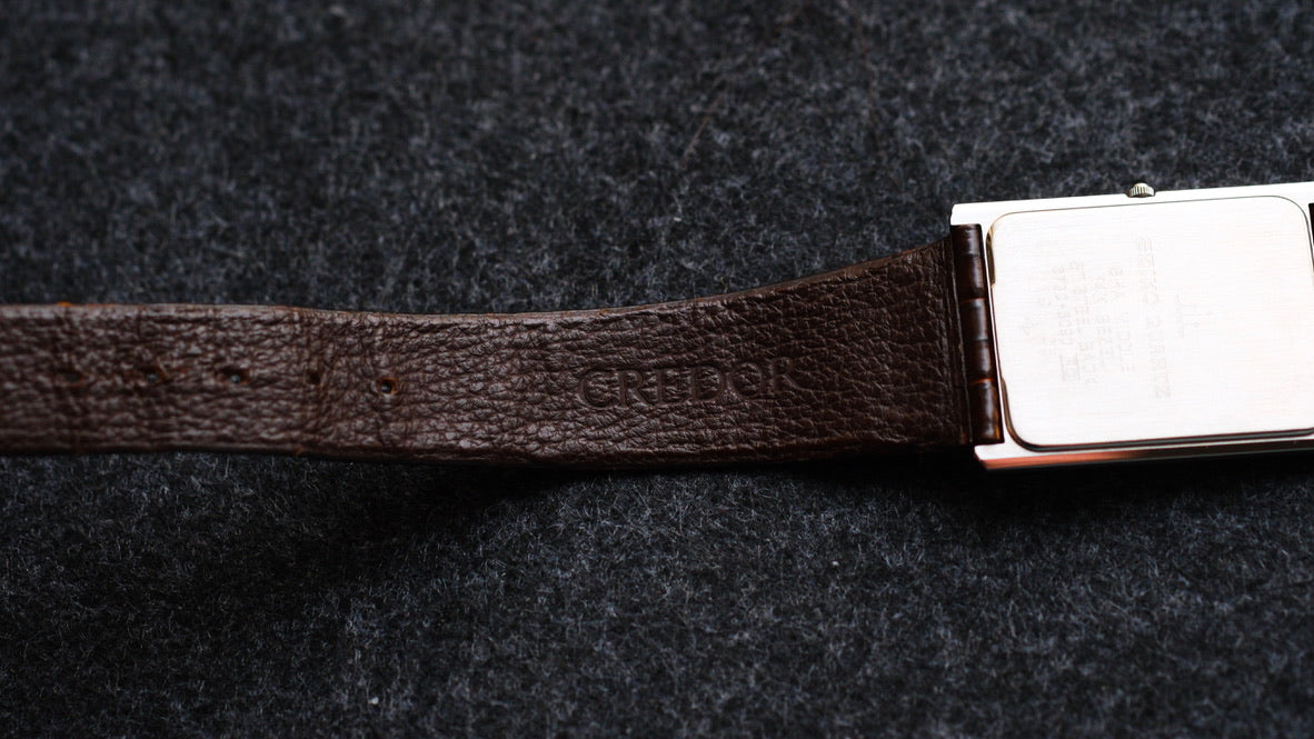 Credor Tank Men 6730-5090 14K Bezel SHA MIDDLE Full Original