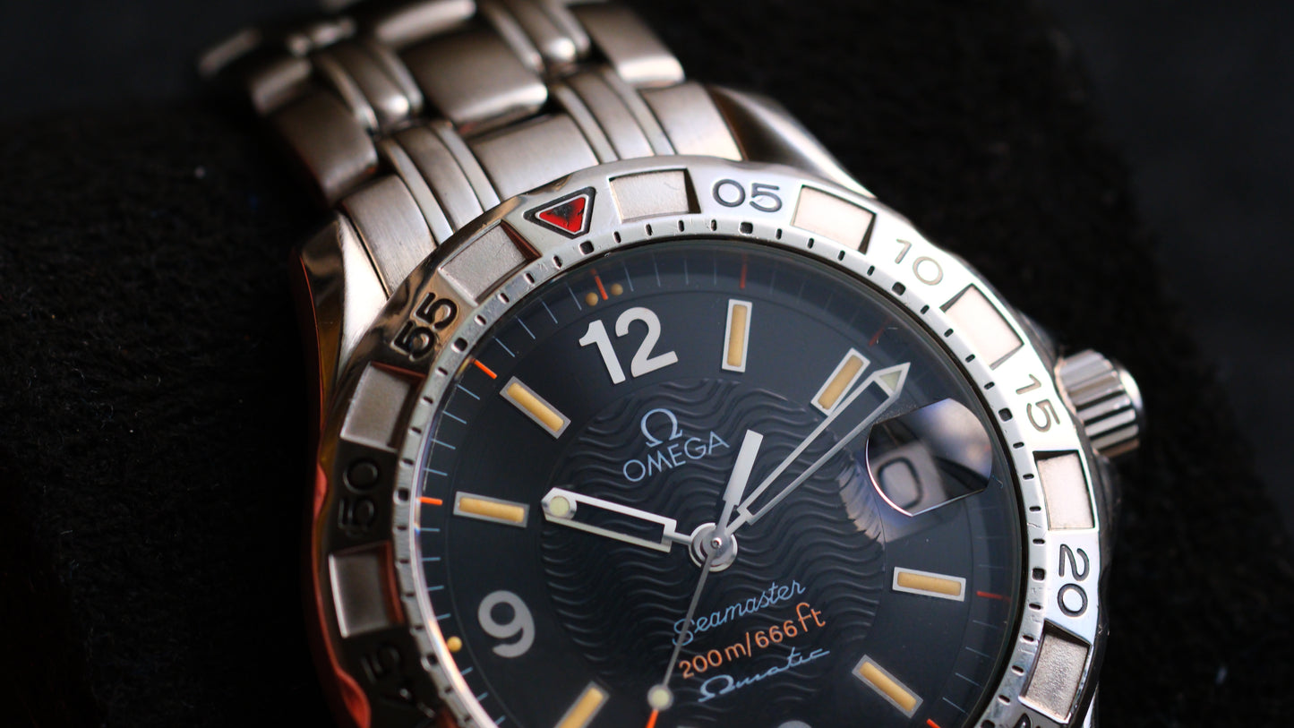 Omega Autoquart Seamaster 200m/666ft 2514.50 Omegamatic Limited Edition #1434/ 1997