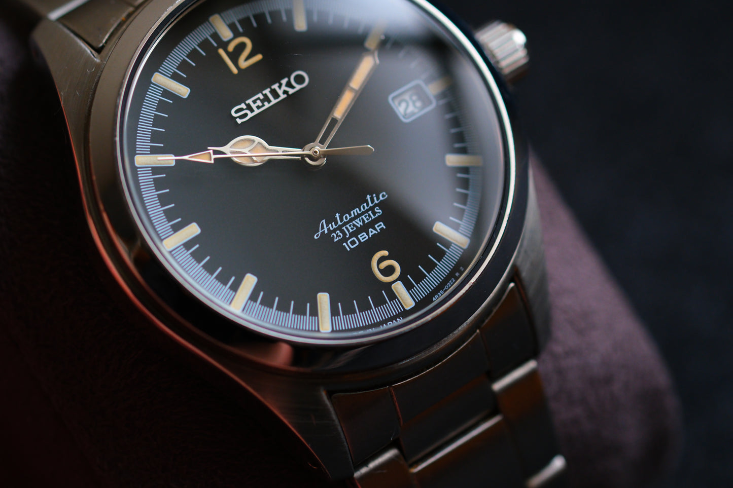 Seiko Tictac SZSB006 Full box Grey Dial Good Condition