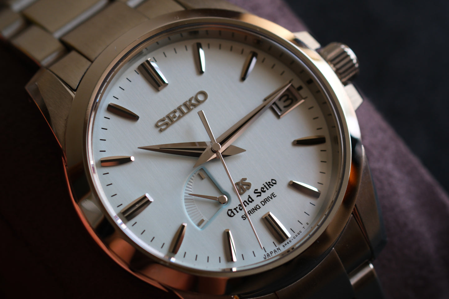 Grand Seiko SBGA015 9R65-0AG0 Spring Drive Ice Blue Dial |Excellent Condition| Full Serviced|