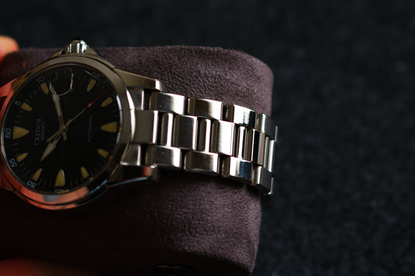 Credor GCBR997 8L75-0A10 Phoenix Black Dial Excellent Condition Box Manual User