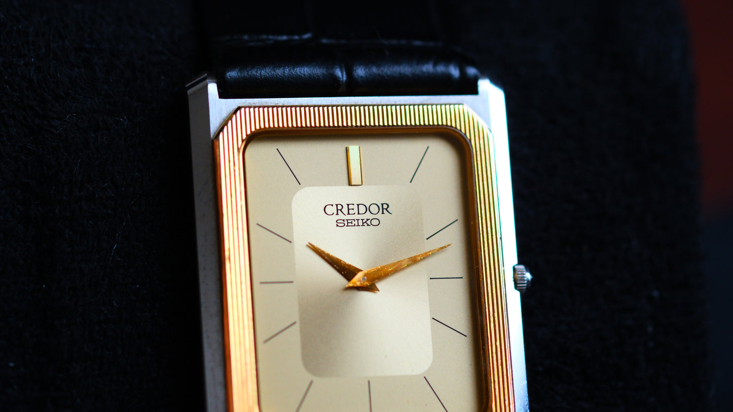 Credor Tank Men 6730-5090 14K Bezel SHA MIDDLE