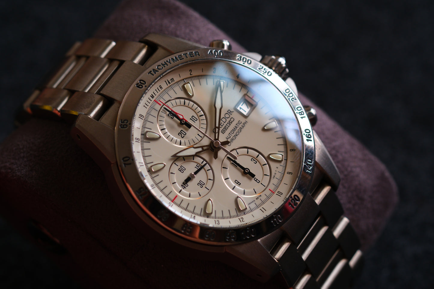 Credor Phoenix GCBP999 Chrnograph  6S78-0A20 Full Titanium Full Serviced Excellent Condition