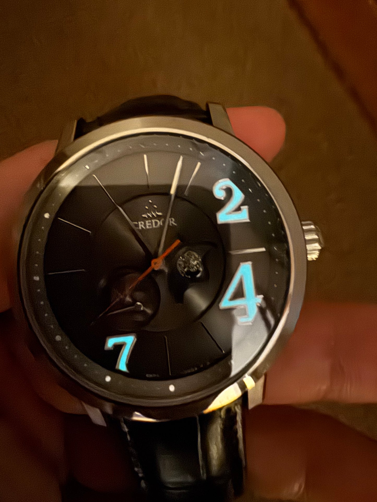 Credor GCLL993 Titanium Moonphase Spring Drive Titanium Limited to 125 pieces